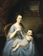 Charles Willson Peale, Mrs David Forman and Child